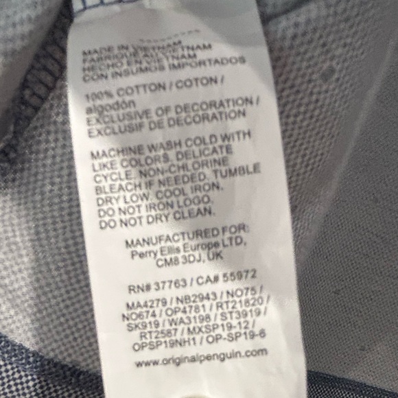 Penguin Men's Polo Shirt - Medium - Picture 3 of 3